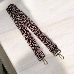 Leopard Print Bag Strap